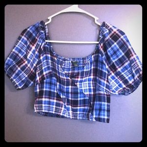 Wild Fable plaid crop top